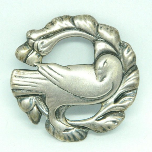 Vintage Jewelry - Sterling Silver .925 Modernist Mid Century Jensen